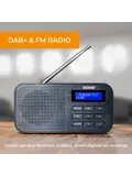DAB+/FM Radio Alarmfunctie Werkt op AA-batterijen