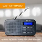 Denver DAB42B DAB+/FM Radio Wekkerfunctie