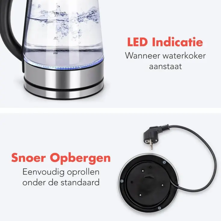 Waterkoker – 1,7L – RVS