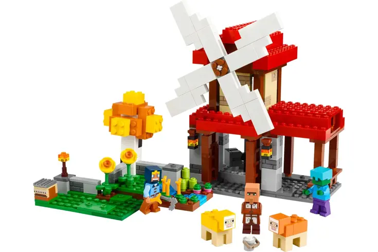 LEGO® Minecraft de Windmolenboerderij 21262