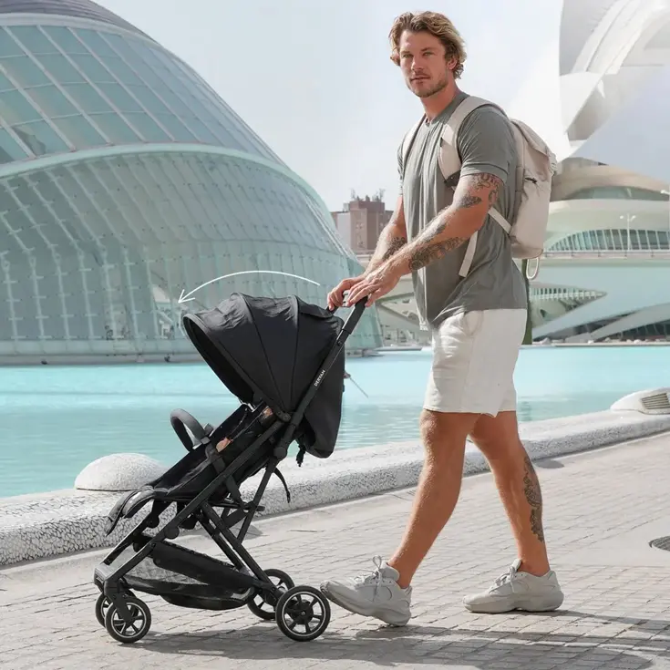 Easy2 Luxe Inklapbare Lichtgewicht Buggy - SPF 50+