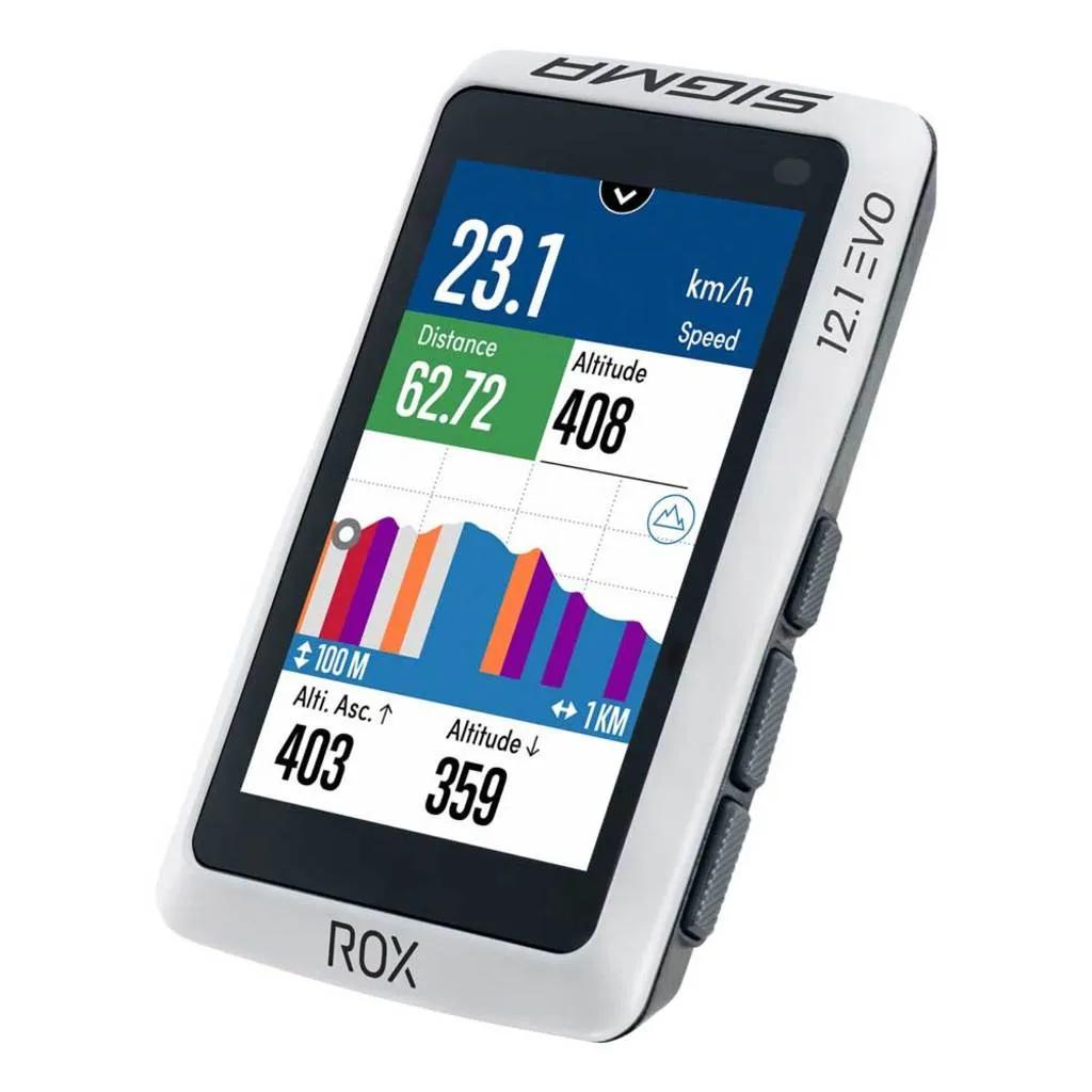 Sigma Fietscomputer  Rox 12.1 EVO GPS  Wit main product image