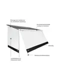 sun blocker G2 voorwand 4,80x1,70m