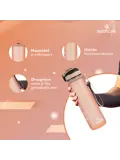 Nederlandse Motivatie Waterfles - Rose Goud - 1L