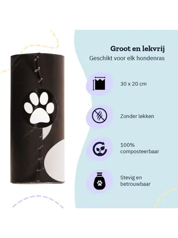Hondenpoepzakjes - 320 stuks