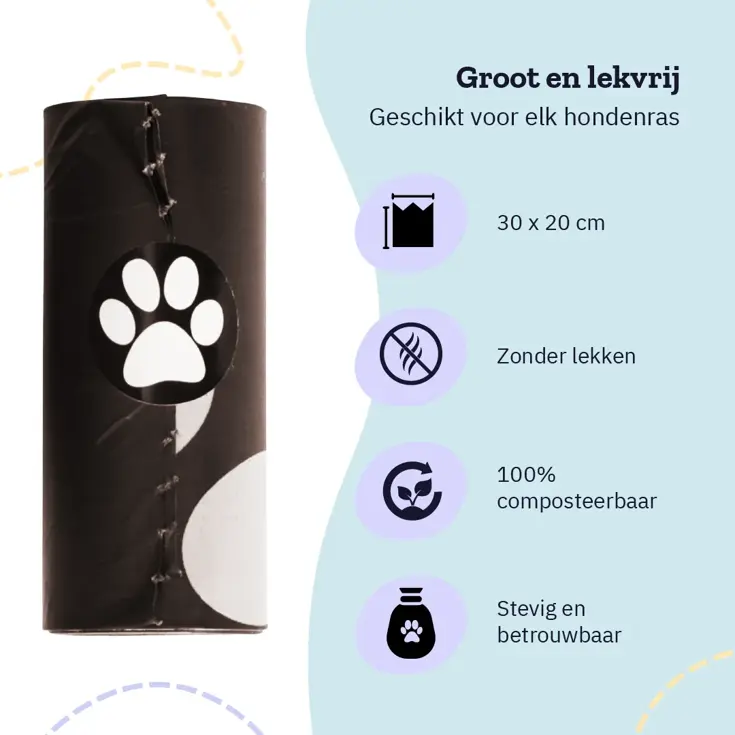 Hondenpoepzakjes - 320 stuks