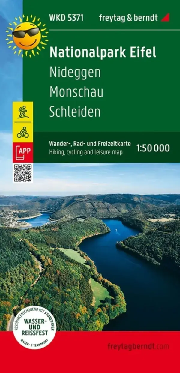 Wandelkaart WKD5371 NP Eifel