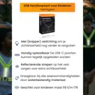 Hardloopvest oplaadbaar voor Kinderen