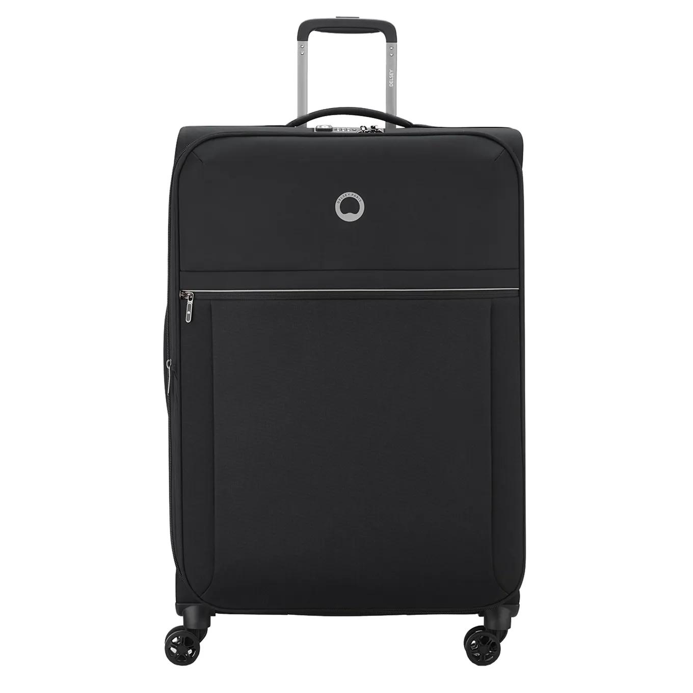 Delsey  trolley 78 expandable Zwart  Zwart main product image