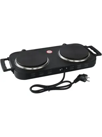 Dubbele elektrische kookplaat - 2000 watt