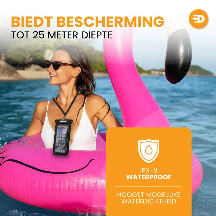 Drivv. Waterdicht Telefoonhoesje - 2 stuks