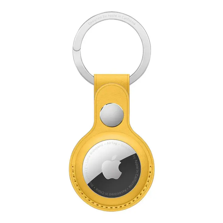 Leather Key Ring AirTag Sleutelhanger