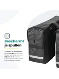 Voltano luxe dubbele fietstas XL 44 L