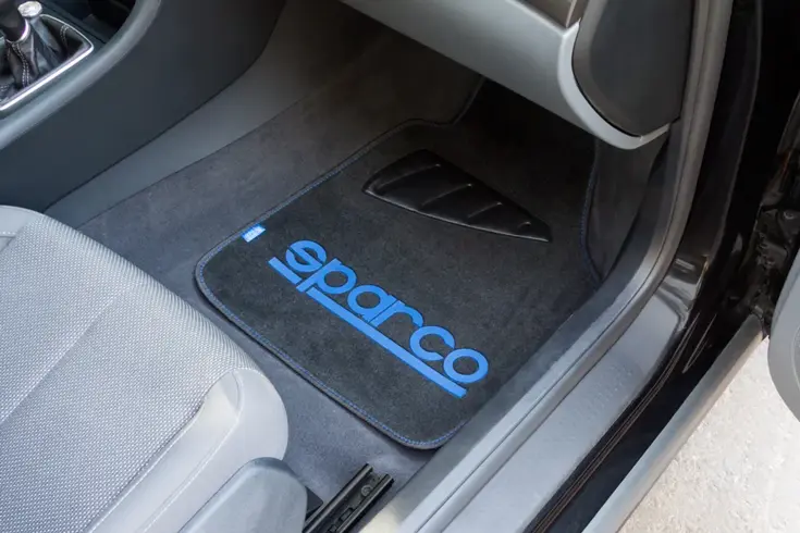 Automatten set Sparco - Stof - Blauw