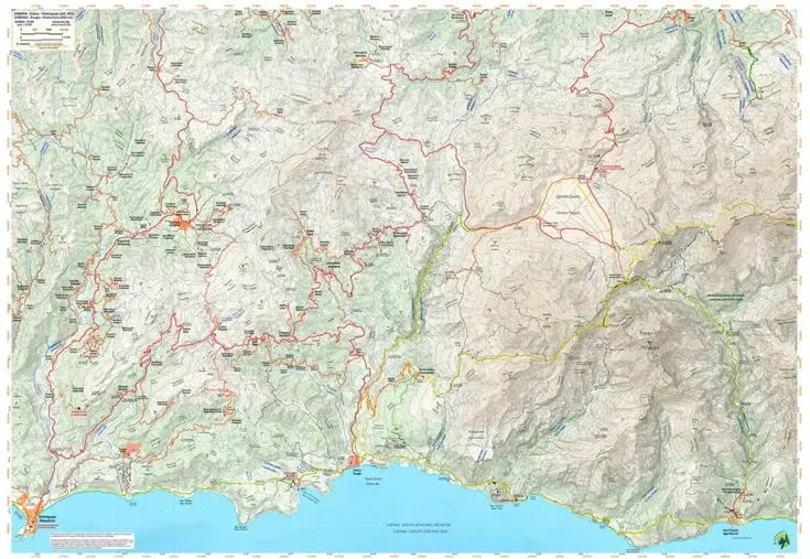 Wandelkaart 11.13 Samaria - Sougia
