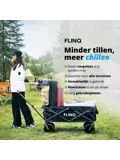 Bolderkar - 100L - 130KG - Zwart