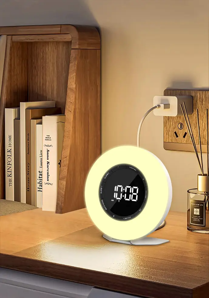 Wekker FM-radio Wakeuplight Snoozefunctie
