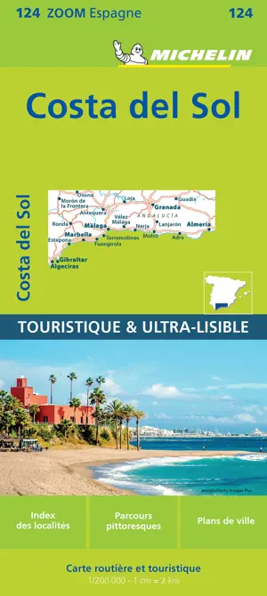 Wegenkaart Zoom 124 Costa del Sol