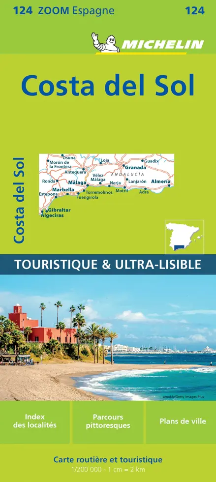 Wegenkaart Zoom 124 Costa del Sol