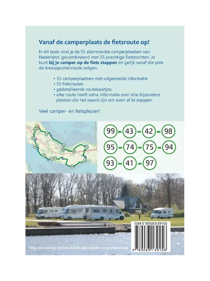 55 Camperplaatsen & fietsroutes in Nederland