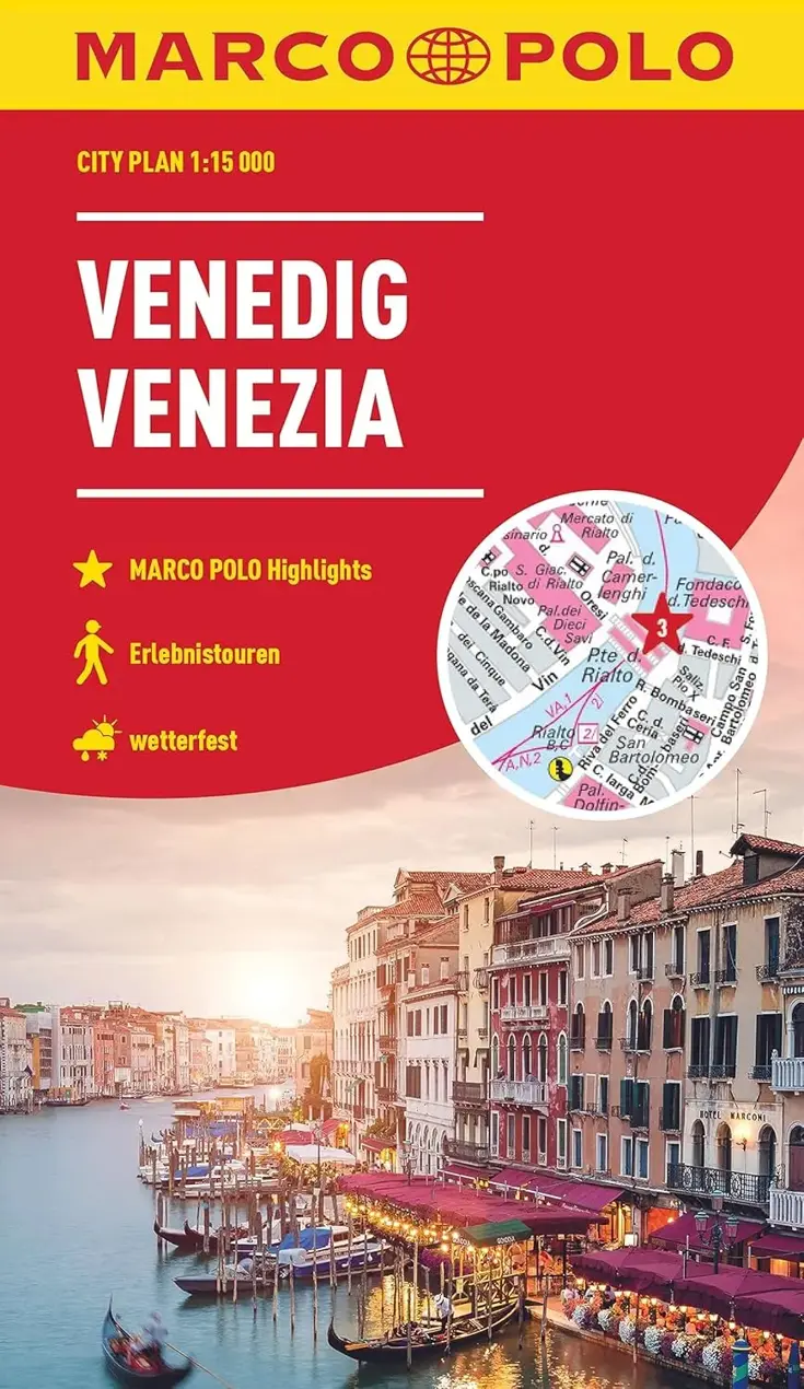 Stadsplattegrond City Map Venetië 1:5.500
