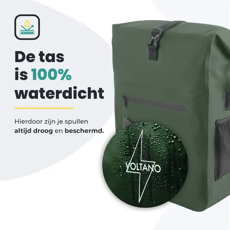 Voltano Luxe Enkele Fietstas / Rugtas 28L