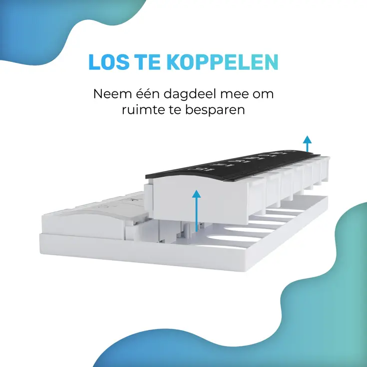 Pillendoos 7 Dagen – 2 Grote Vakken