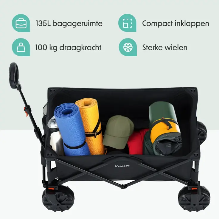 LifeGoods Bolderkar – 100KG