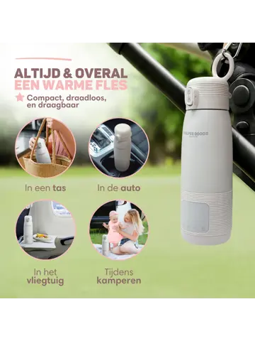 Thermosfles Flessenwarmer - Draadloos & Draagbaar