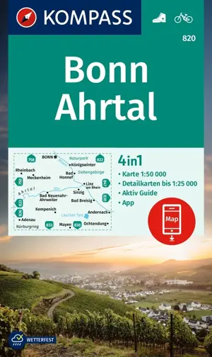 Wandelkaart WK820 Bonn - Ahrtal
