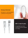 USB-C naar Lightning Kabel - 1 Meter