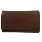 Sweety - XL portemonnee - Leer - Drukknoop