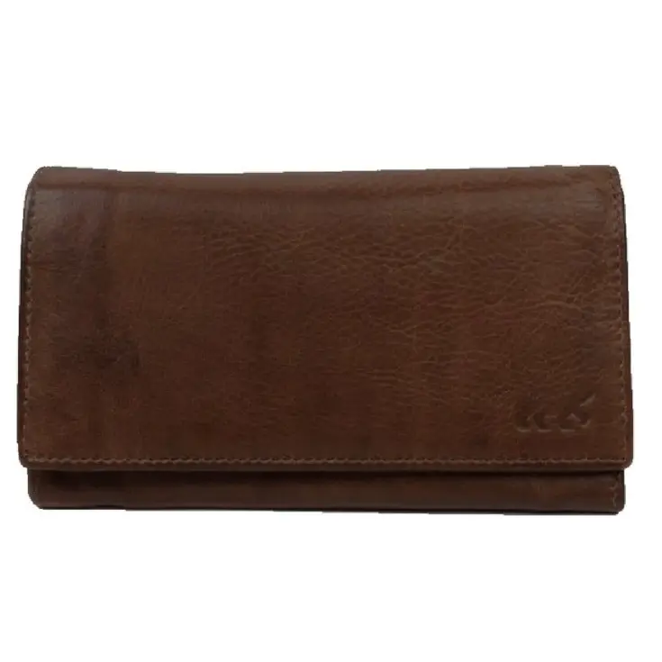 Sweety - XL portemonnee - Leer - Drukknoop