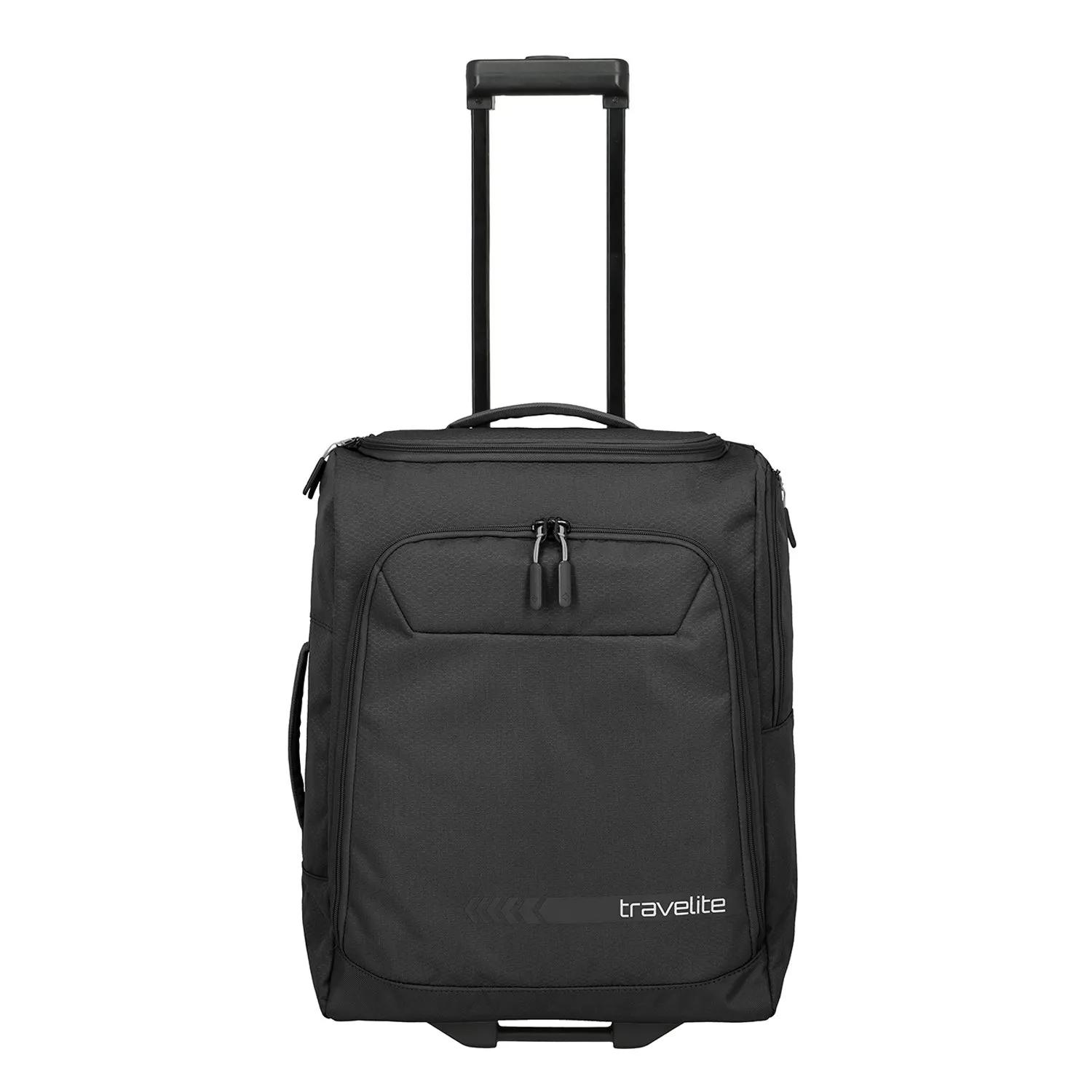 Travelite  Kick Off Wheeled Duffle S black  Zwart main product image