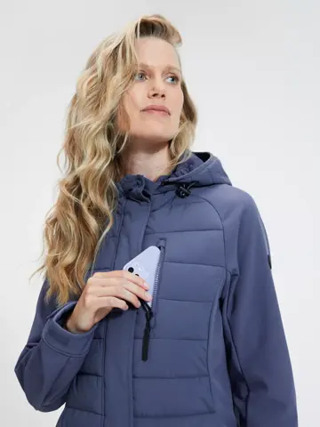 Cuscos – Parka dames - Gewatteerde softshell