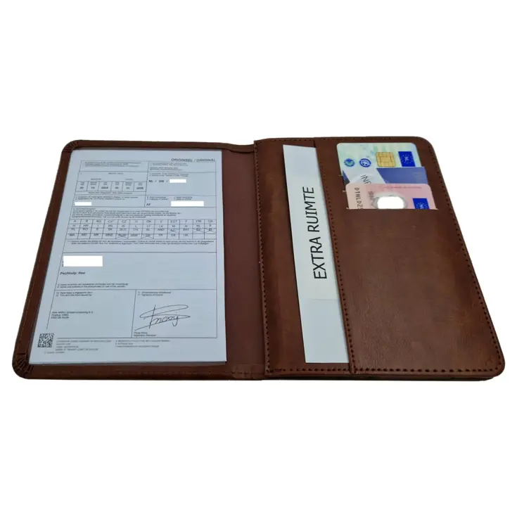 Luxe XL Autopapieren Mapje - Kentekenbewijs Hoesje