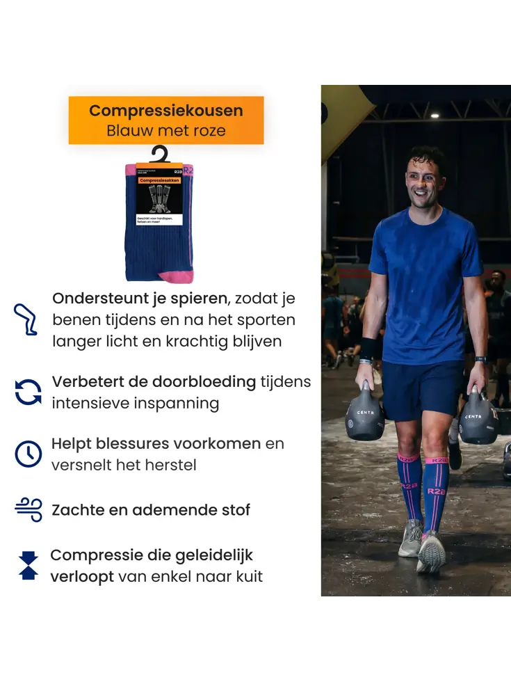 Sport Compressiekousen - Sokken Hardlopen