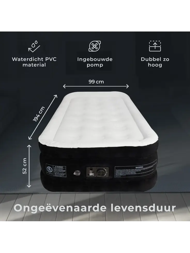 FLOAT Eenpersoons luchtbed - VersaVento