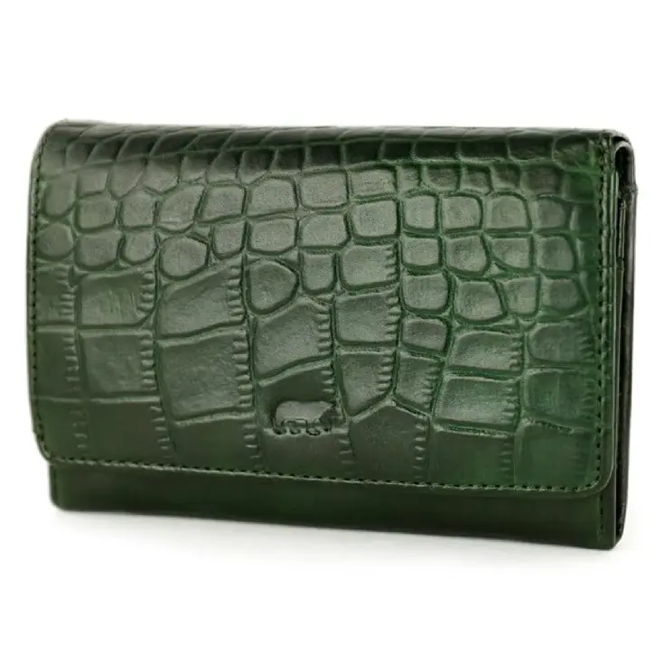 Croco - Portemonnee - Leer - Dames - 4 pasjes