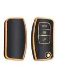 TPU Sleutelhoesje voor Ford goud G3