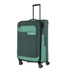 Travelite 4 wheel trolley l expandable Groen