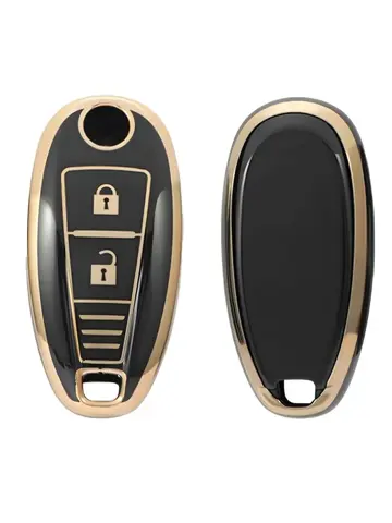 TPU Sleutelhoesje voor Suzuki goud A3A