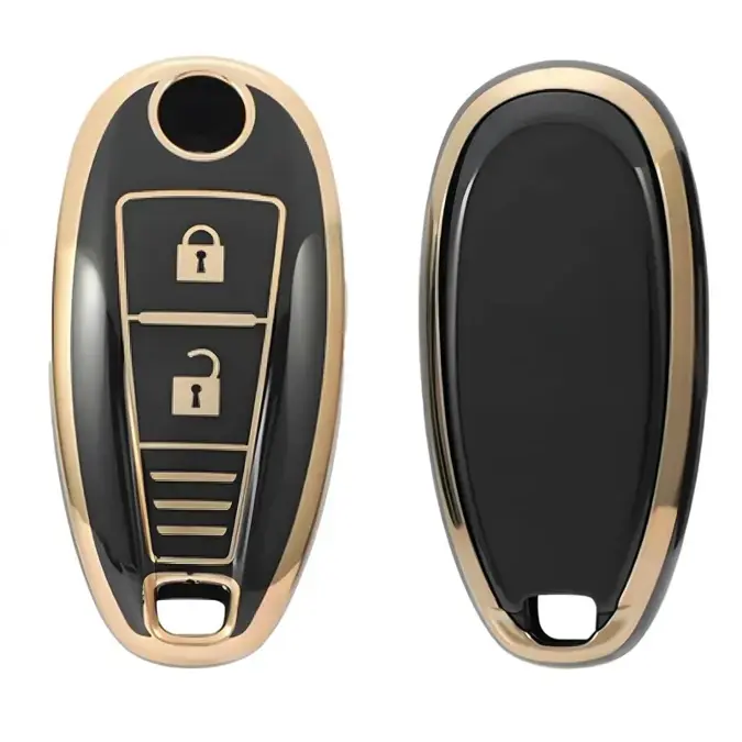 Dutch Shield Sleutelhoesje  Suzuki goud A3a