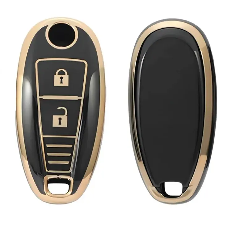 Dutch Shield Sleutelhoesje  Suzuki goud A3a