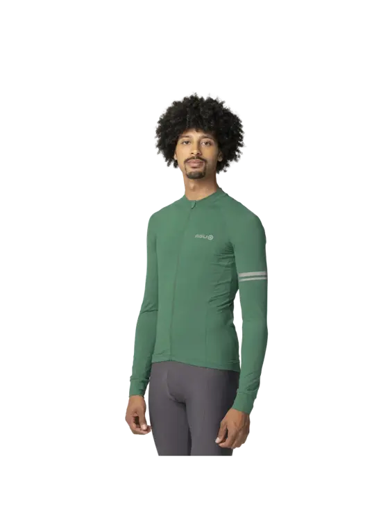 Solid Fietsshirt Lange Mouwen Performance  Heren