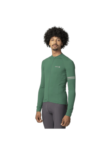 Solid Fietsshirt Lange Mouwen Performance  Heren