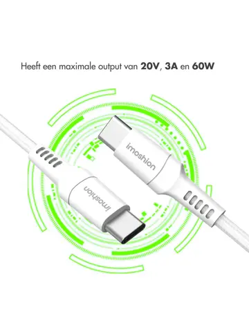 USB-C naar USB-C kabel - 0,25 meter