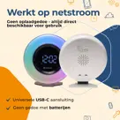 Wekker FM-radio Wakeuplight Snoozefunctie
