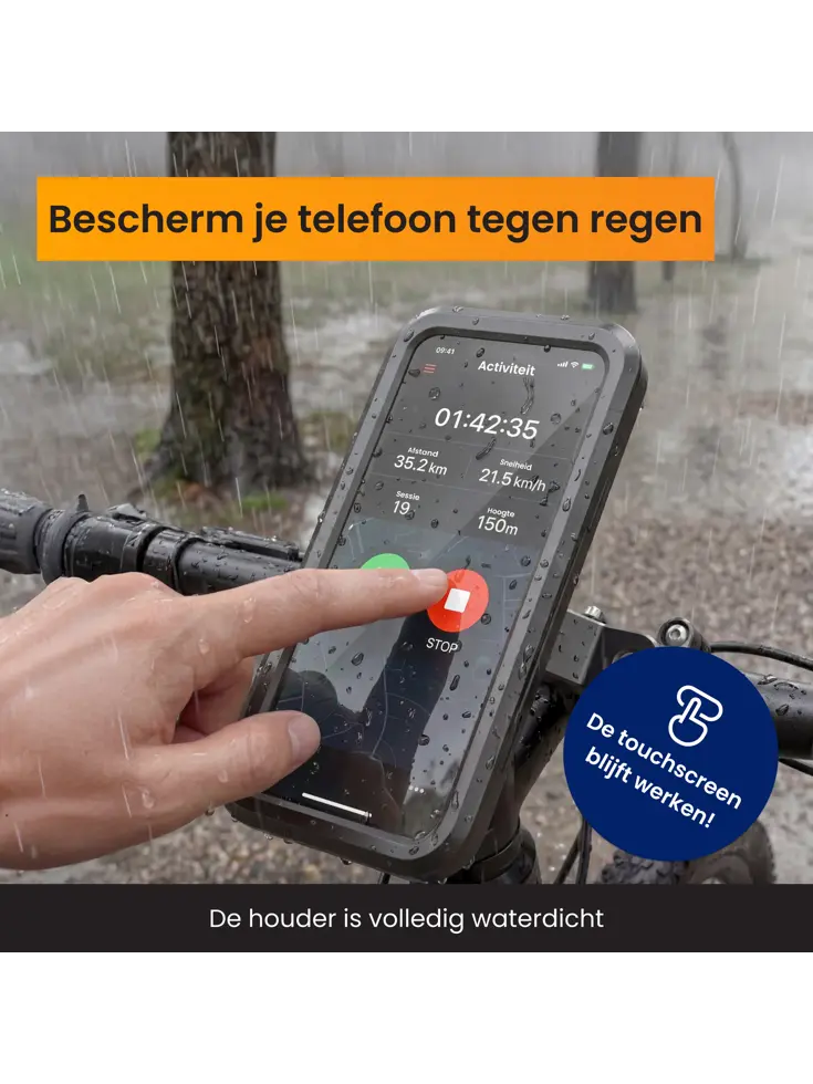 Telefoonhouder Fiets met Powerbank 5000 mAh