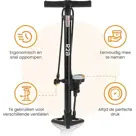 Fietspomp met Drukmeter - Vloerpomp